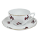 Art-Deco cup and saucer, Viktoria Czechoslovakia, 1920s