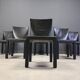 Arcadia dining chairs by Paolo Piva for B&B Italia set of 6