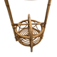 Vintage Italian rattan étagère 1960s