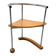 Postmodern chair in chrome and wood, 1980