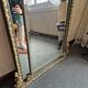 Trumeau mirror - marble, gilded, oak
