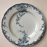 Set of 6 plates in faience Luneville model Passiflore