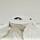 White flower wall light in metal Masca Italy 1970s
