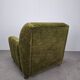 Mid-Century Czechoslovak Green Plush Armchair, 1970s
