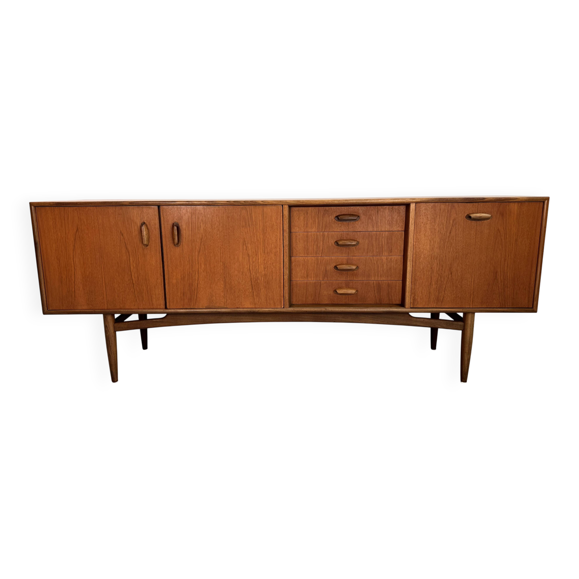 Vintage sideboard by G-Plan, designed by Victor Wilkins, from the "Brasilia