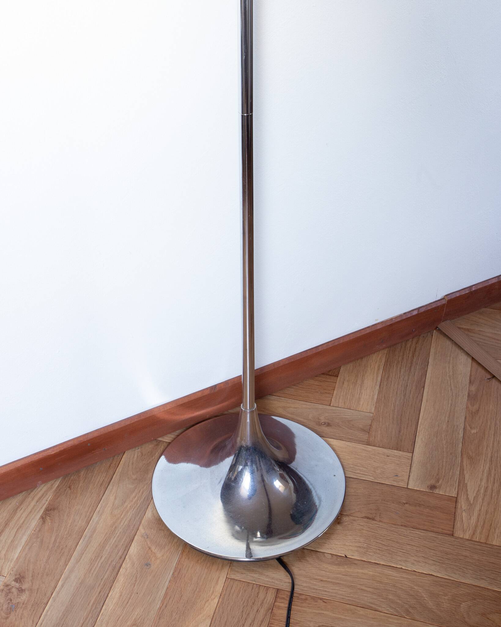 Vintage "Eye Ball" chrome floor lamp 3 adjustable globes