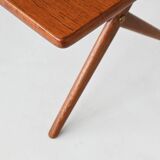 Hans Wegner's AT 303 cross-legged dining table, Andreas Tuck, Denmark, 1950