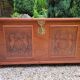 Portuguese chest in solid mahogany