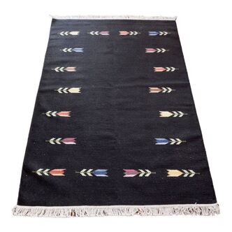 Tapis "Röllakan" Suèdois, 20 ème siécle, en laine