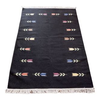 Tapis "Röllakan" Suèdois, 20 ème siécle, en laine