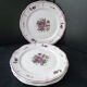 Set of 4 dessert plates Orchies Moulin des Loups Floréal model