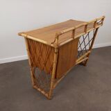 Desk and its rattan chair