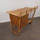 Bureau et sa chaise en rotin