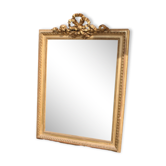 Mirror gilded wood era Louis XVI