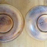 Set of 2 Seahorse plates by Monique Brunner in Vence