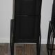 Lot de 4 chaises vintage cuir piqure sellier