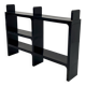 Modular black shelf by Olaf Von Bohr for Kartell, 1970