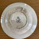 Large deep plate Longwy old Rouen