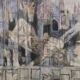 Contemporary painting signed Attilio Rossi, oil on canvas, 1980s.