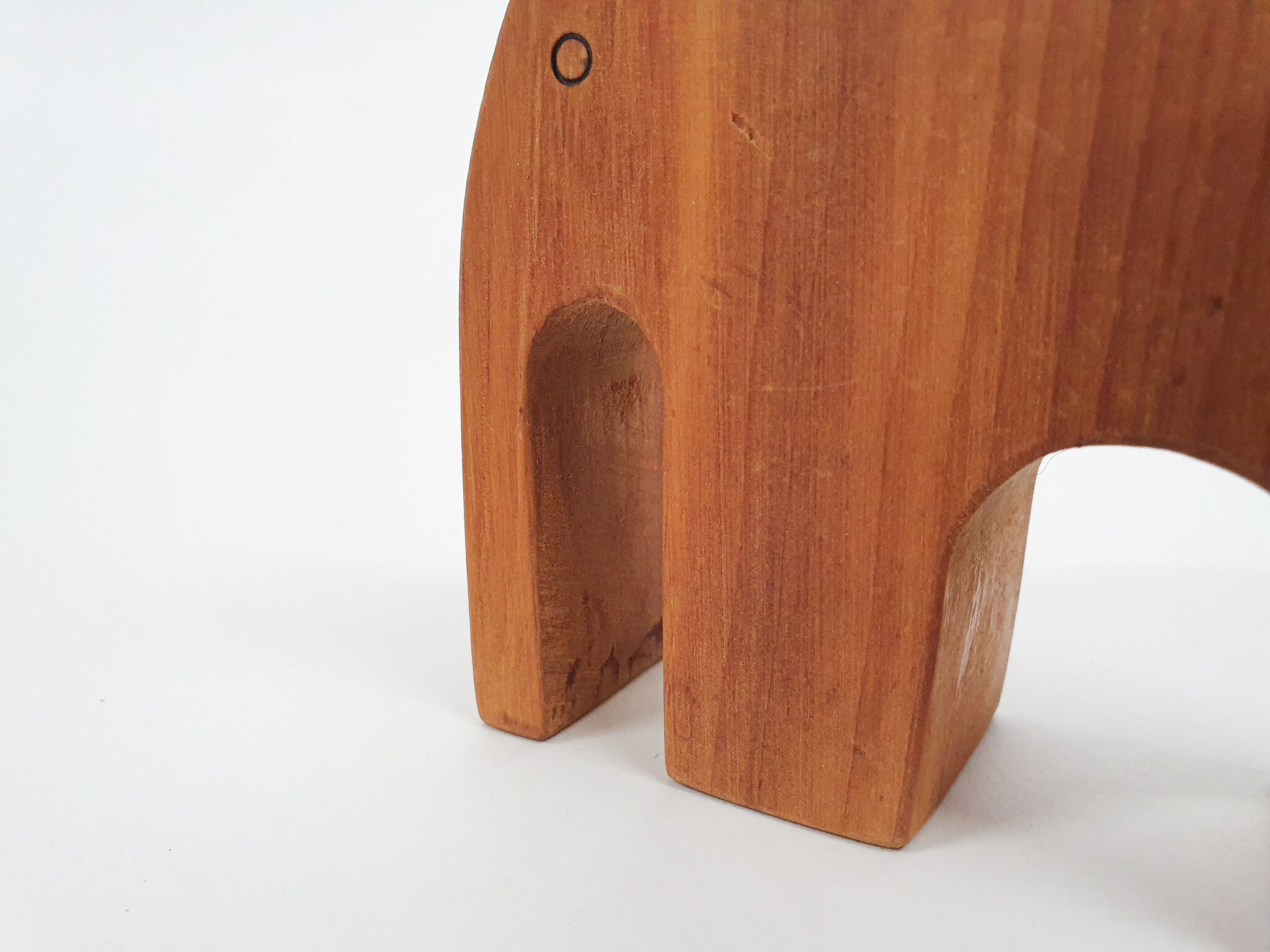Scandinavian modern wooden Elephant, 1960's