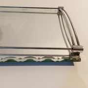 Plateau miroir au mercure biseauté 1940/50