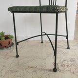 Vintage cast iron garden chair