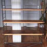 Etagère en bois et métal