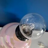 vintage pink iridescent lamp foot