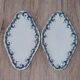 Pair of Saint Amand Hamage Byzantine Earthenware Dishes 24cm