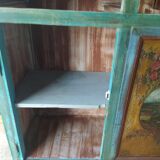 Painted row, three doors