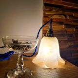 Marbled glass tulip walker