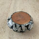 Empty vintage pocket in mother-of-pearl and wood