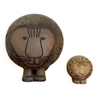 Two Lions Series Africa Lisa Larson Atelier Gustavsberg 1960s