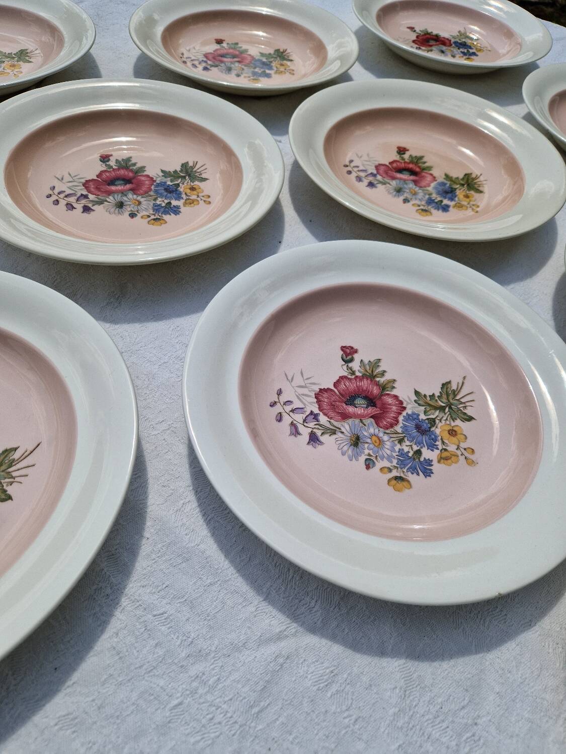 10 Vintage Villeroy & Boch Soup Plates Model 1584