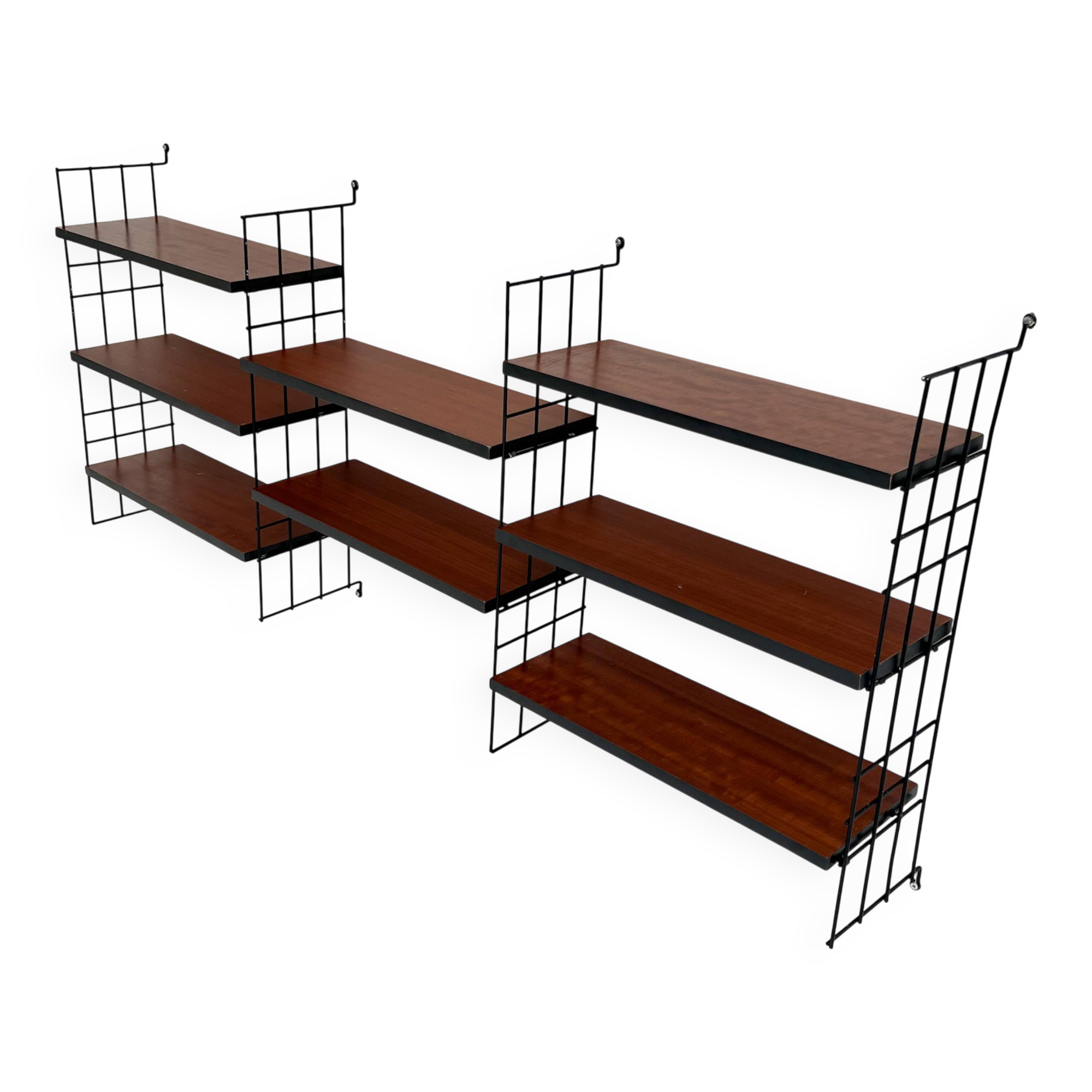 12 pieces shelving system from the 1960s