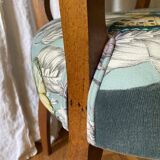 Armchair bridge Fabric "Bohemian" by Thévenon