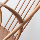 Scandinavian Rocking Chair by Illum Wikkelsø for Niels Eilersen, 1958