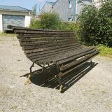 Garden bench park vintage square