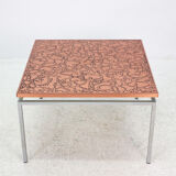 '60s square copper coffee table