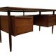Bureau vintage en teck de Tijsseling pour Propos Hulmefa 1960