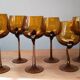 Verres à pieds design vintage