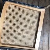 4 Chairs Beige Cesca B32 by Marcel Breuer