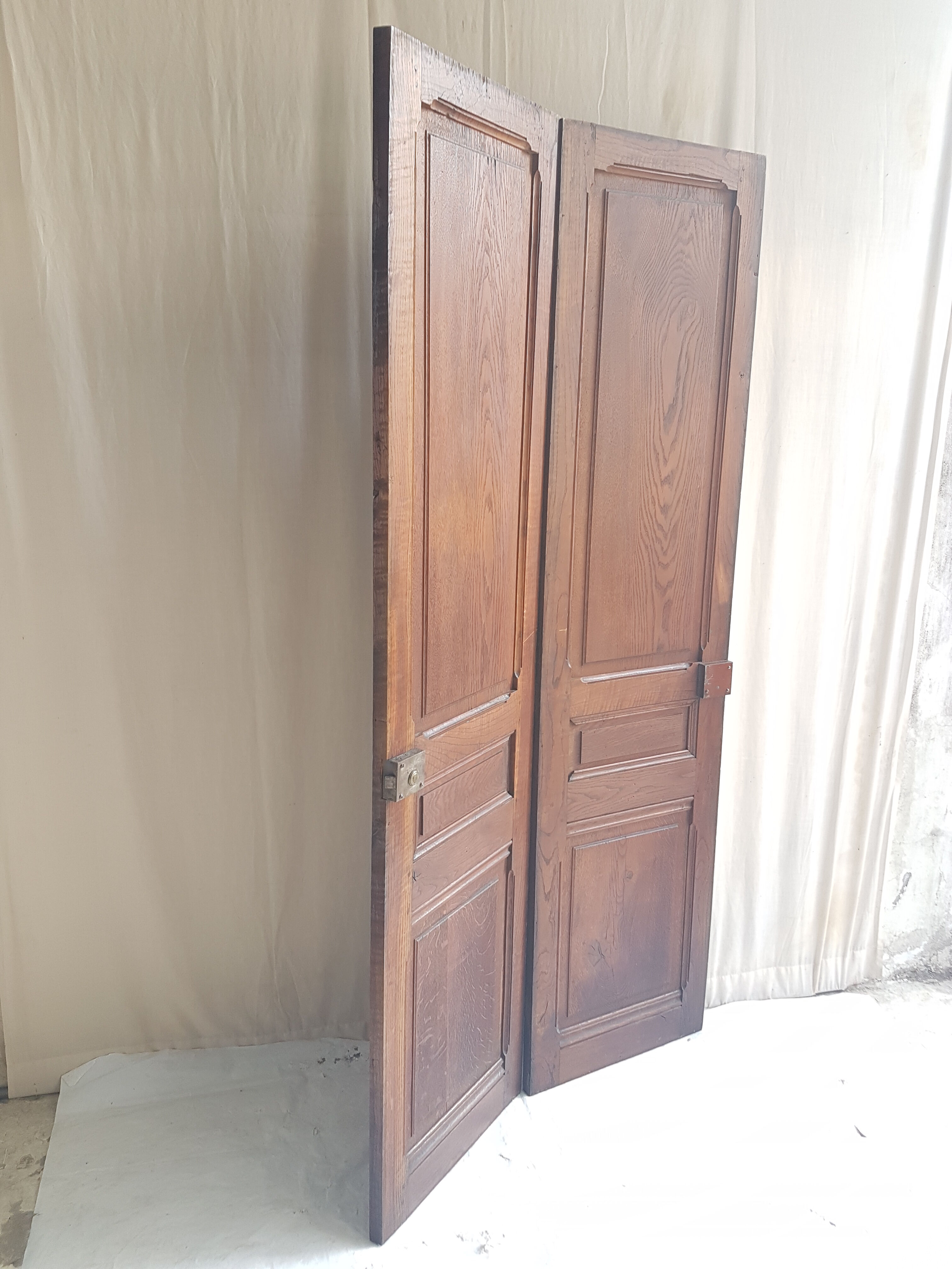 Old oak cabinet doors