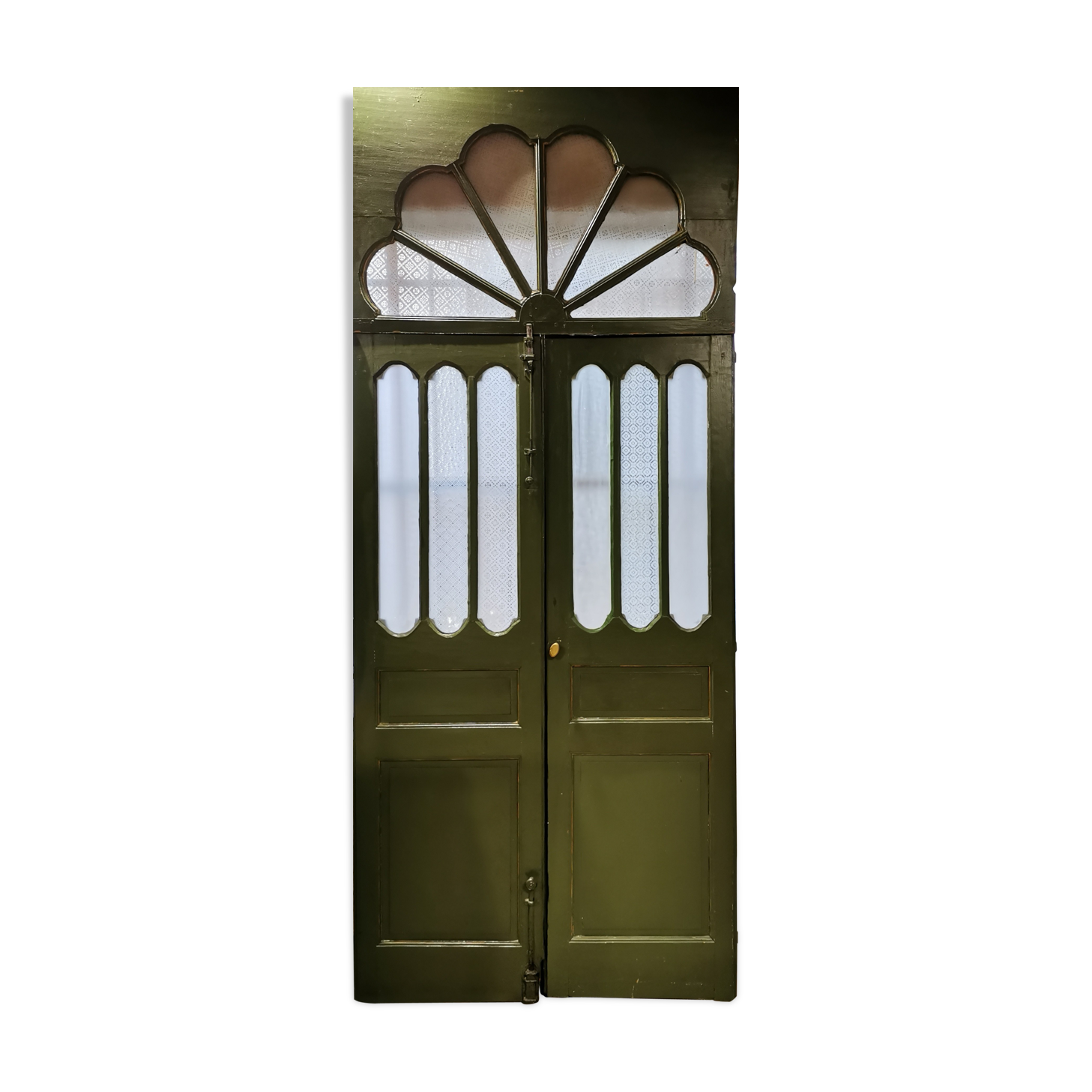 Art Deco old glass door
