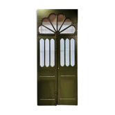 Porte vitrée ancienne art déco