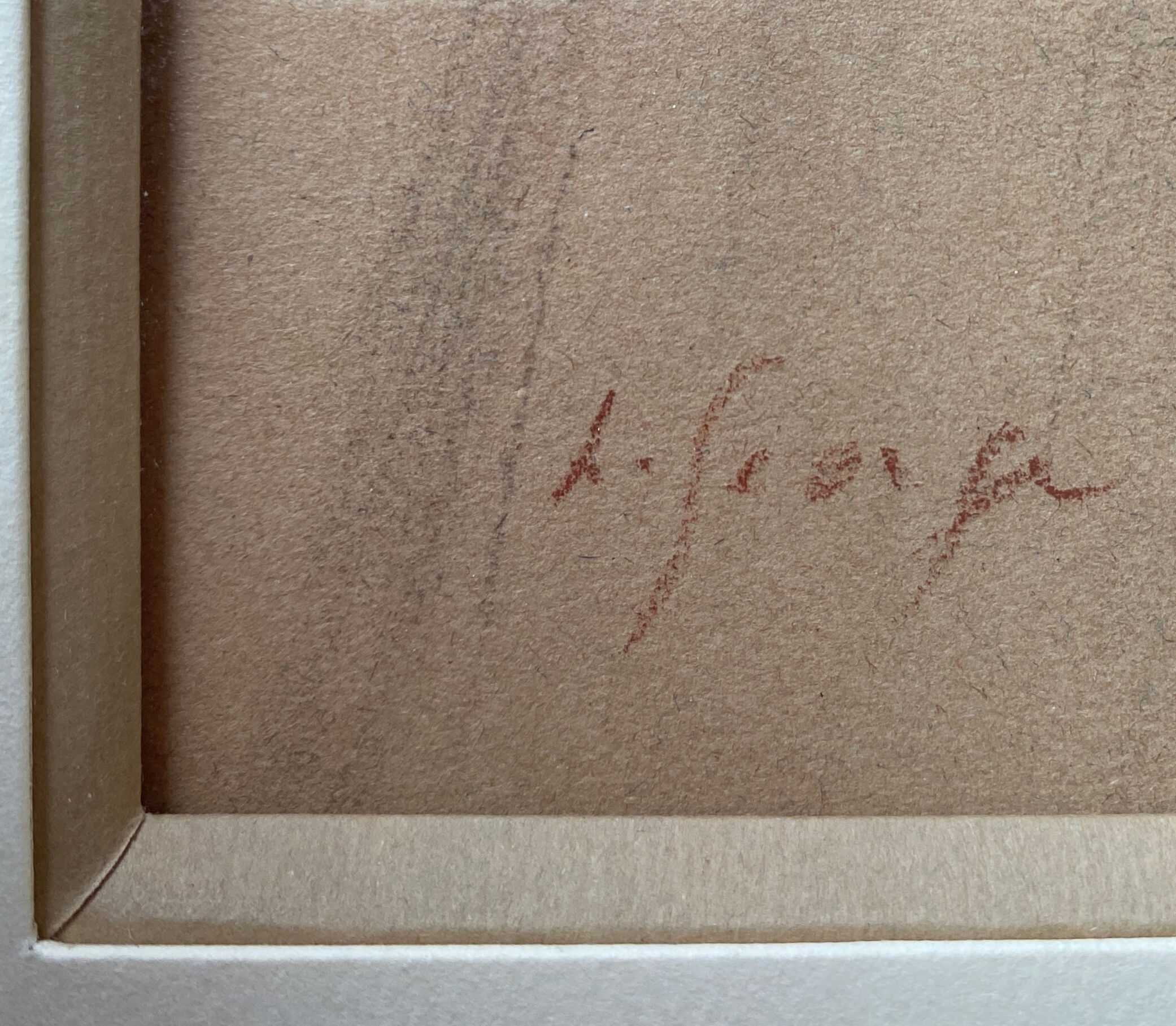 Painting drawing and flange "Young smiling woman" 30's signed L. George