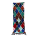 Colorful Boucherouite Moroccan rug - 71 x 209 cm