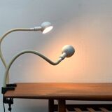 Vintage Space Age clamp lamp Italian Hebi by Isao Hosoe for Valenti Luce, 1970s, set of 2
