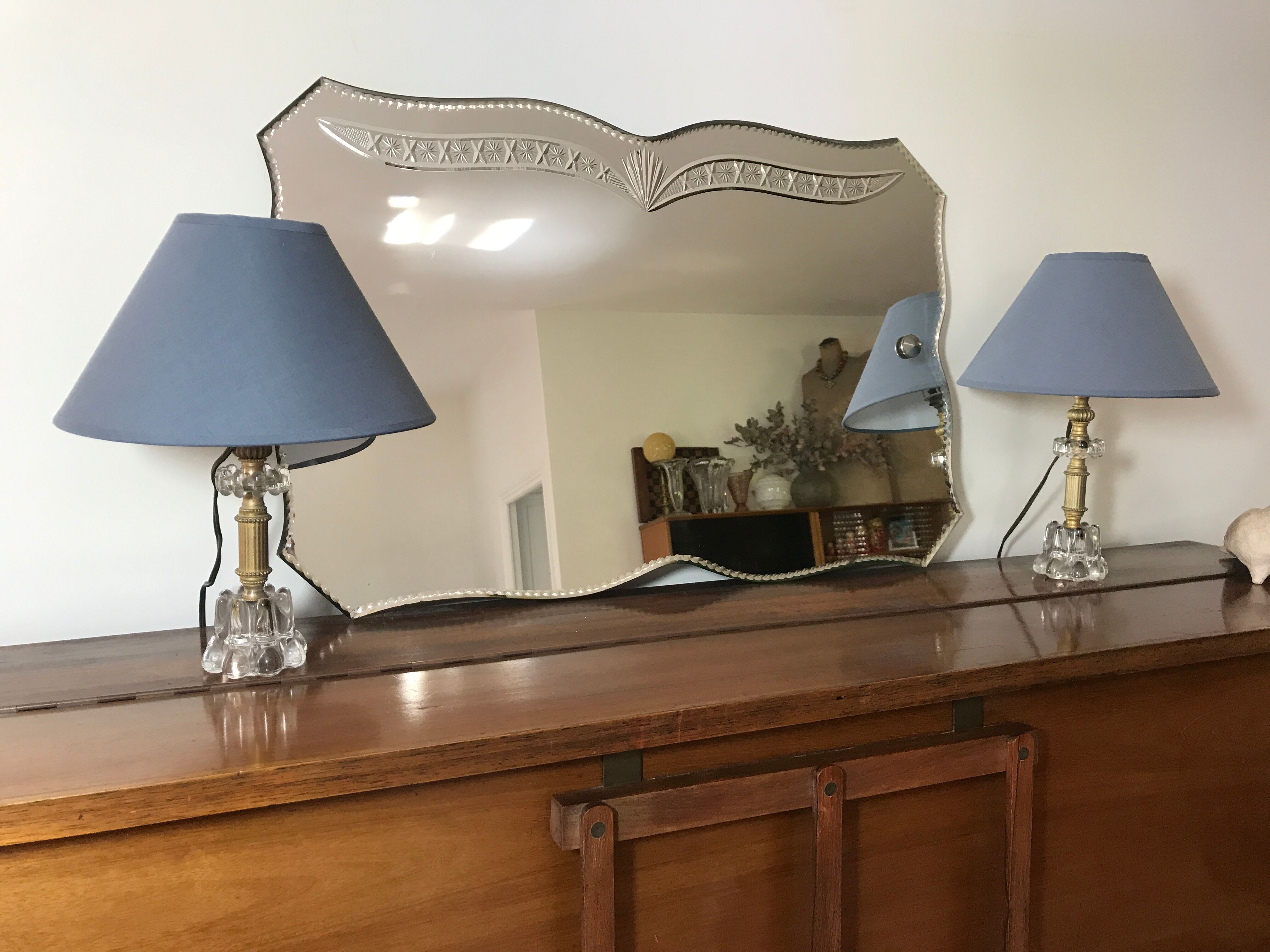Pair of 60s bedside lamps