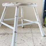 old bamboo style stool